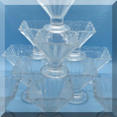 G37. 12 square dessert cups. - $18